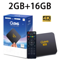Q96X3 Smart TV Box Android 10 Allwinner H313 Quad Core Cortex-A53 4K HD 2GB 16GB WIFI 4G USB 2.0 Set Top Box Android TV Box