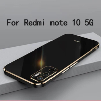 For Xiaomi Redmi Note 10 5G Case Soft TPU Case For Xiaomi Redmi Note 10 5G Anti-Fingerprint Camera Protection Cover