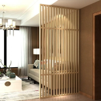 新中式實木花格屏風裝飾入戶玄關客廳書房隔斷簡約鏤空日式木格柵