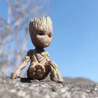 New 4style Tree Man Groot Guardians of The Galaxy Marvel Avengers Anime Mini Toys Action Figure Sitting Groot kids Toys Gifts