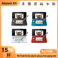 Professional Refurbished Original 3DS Game Console 3.5 Inch Touch Screen Free Games for Nintendo 3DS Handheld Game Console
