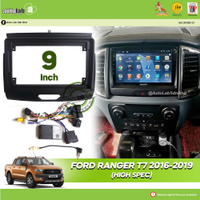 เคสเครื่องเล่น Android 9 "Ford Ranger T7 2016-2019 (สเปคสูง) พร้อมซ็อกเก็ต Ford Ranger &amp; Ford Ranger Canbus Module