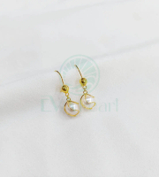 Anting Emas Kuning Mutiara Air Laut