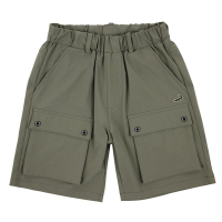 Crocodile Junior小鱷魚童裝- 休閒平織口袋短褲 ( C65621-04 大碼款)