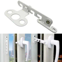 2024 Window Limiter Latch Position Stopper Casement Wind Brace Home Security Door And Windows Sash Lock Child Safety Protection