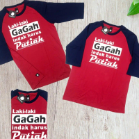 Karambia - LAKI LAKI GAGAH INDAK HARUS PUTIAH, dewasa, Katun kaos, kata minang, kaos kata urang awa