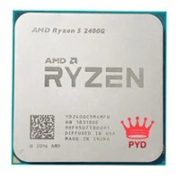 AMD Ryzen 5 2400G R5 2400G 3.6 GHz Quad-Core Quad-Thread 65W CPU Processor YD2400C5M4MFB ซ็อกเก็ต AM4
