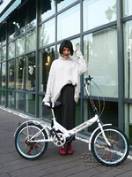 【免運速發】摺疊自行車女式成年超輕便攜單車變速減震小型輪20寸16成人男學生HM
