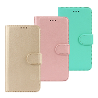 亞古奇 Samsung Note 5 柔軟羊紋二合一可分離式兩用皮套-金粉綠