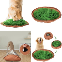 Snuffle Mat for Large Dogs Puzzle Toy Slow Feeding Mat Portable Pet Training Mat