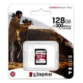 Kingston 金士頓 SDR2/128GB Canvas React Plus SDXC UHS-II 記憶卡 128GB 高速記憶卡