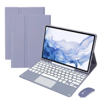 Touchpad Keyboard Case for Samsung Galaxy Tab S9 Ultra 14.6'' SM-X910 X916B X918U Tablet Cover Portuguese Korean Hebrew Keyboard