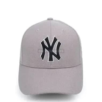 MLB STAMP BALL CAP NEW YORK YANKEES GREY (100% AUTHENTIC)