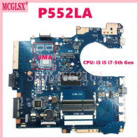 P552LA With i3 i5 i7-5th Gen CPU UMA Ntoebook Mainboard For ASUS P552 P552L P552LA P552LJ Laptop Motherboard 100% Tested OK