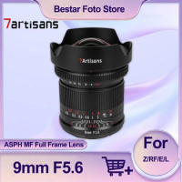 7artisans 9mm F5.6 ASPH MF Ultra Wide Angle Full Frame Lens for Sony A7 A6000 Canon R Nikon Z50 for Lanscape Photography