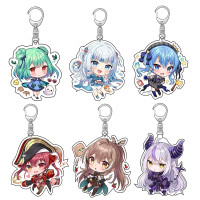 Móc khóa mica Hololive VTuber Nhân vật Suisei, Fubuki, Okayu, Korone, Pekora, Rushia, Marine, Gura d