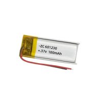 3.7V 180mAh 601230 061230 Lipo Polymer Lithium Rechargeable Li-ion Battery For GPS LED Light Toys Smart Watch Bluetooth Headset