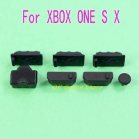 1Set/Lot 7 in 1 Dust Plug for Xbox One X S Console Silicone Dust Proof Cover Stopper Dustproof Kits Controller