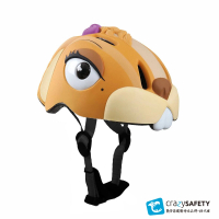 【MAF 蔓侒菲】3D安全帽-花粟鼠/學步帽/兒童護具/平衡車/自行車/直排輪/滑板車/攀岩(丹麥品牌crazysafety)