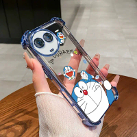 เคสโทรศัพท์, สำหรับ vivo Y300 Y400 Y400 Pro, ลายแมวการ์ตูน, ป้องกันการตกสี่มุม, สไตล์แฟชั่น, หลายสี,