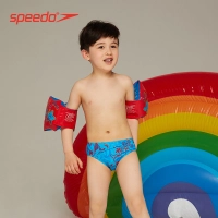 Speedo/速比濤 兒童海洋Q隊抗氯高彈性 卡通圖案三角泳褲水陸兩用#