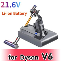 100% Original 21.6V 12800mAh Li-ion Battery for Dyson V6 DC58 DC59 DC62 DC74 SV09 SV07 SV03 965874-02 Vacuum Cleaner Battery L30