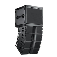 High Quality Powered Line Array Speaker Audio System with Double 8 Inch Full Range