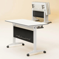 【AS 雅司設計】AS雅司-FT-037移動式折疊會議桌(培訓桌/書桌/會議桌)