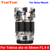 For Tokina atx-m 56mm F1.4 E Decal Skin Vinyl Wrap Film Camera Lens Body Protective Sticker Coat （E Mount）56 1.4 56mmF1.4