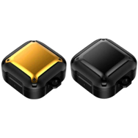 2Set Cover For Samsung Galaxy Buds Live Case Anti-Fall Cover For Samsung Buds Pro Earphone Wireless Case,Yellow &amp; Black