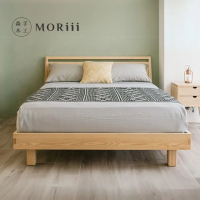 【MORiii 森手木工】微麥床架 雙人特大7尺 梣木 實木床架(台灣製 梣木 實木床架)