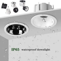 IP65 Waterproof LED Ceiling light Embedded Spotlight 7W 20W to 100W COB Downlight Bathroom Kitchen Indoor and Outdoor Decoration