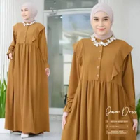 Baju Gamis Jasmi Wanita Crinkle MILO