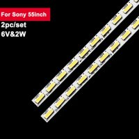 6V 596mm Led Backlight TV For Sony 55inch YLS_HRN55_7020_REV2 2Pcs/Set TV Led Backlight Strip 55X8508C 55X8506C 55X8508C 55X8501
