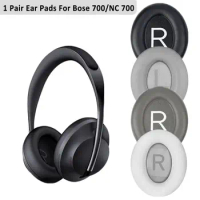 1 Pair Foam Leather Wireless Headphone Ear Pads Covers for Bose 700/NC700 Headset Replacement Ear Cushions