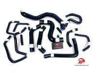 SILICONE RADIATOR HOSE NISSAN GTR R35 BLACK (14PCS)