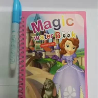 MAGIC WATER BOOK BUKU GAMBAR AJAIB BUKU GAMBAR MEWARNAI BUKU GAMBAR ANAK PEN AJAIB WATER DRAWING SOF