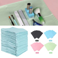 10pcs Nail Art Table Mat Disposable Clean Pads for Nails Care Gel Polish Waterproof Tablecloths Manicure Tool Accessories