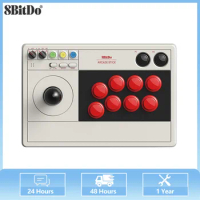 8BitDo Arcade Stick Support For Nintendo Switch/Windows7/8/9/10/11/PC/Steam Arcade Bluetooth 2.4G US