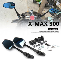 Motorcycle Accessories Forward Moving Bracket Kit Rearview Mirror For YAMAHA X-MAX 300 XMAX300 X-MAX 300 X-Max300 2017-2023