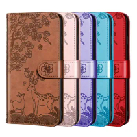Leather Dear Flip Phone Case For Google Pxiel 6 Pro 5A Moto G30 Wallet Shockproof Magnetic Stand Cover for OnePlus Nord CE 5G