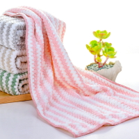 日本陽離子毛巾洗臉加厚家用比純棉全棉吸水柔軟兒童擦頭發干發巾