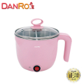DANRO 丹露多功能快煮鍋 MS-D10 1.2L 304不鏽鋼內鍋 櫻花粉/湖水藍/黃色