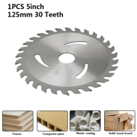 125mm Circular Saw Blade Table Wood Cutting Disc 12000 RPM Speed For Woodworking 30Teeth Metal Saw Blades Rotating Cutting Tools