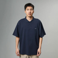 【Dickies】男款深海軍藍重磅純棉簡約刺繡Logo休閒短袖POLO衫｜DK013112CG7