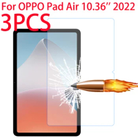 3PCS Tempered Glass Screen Protector For OPPO Pad Air 10.36 inch 2022 Protective Film For OPPO Pad Air 10.36 Screen Glass Guard