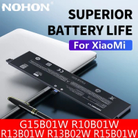 NOHON R13B01W R15B01W Laptop Battery For Xiaomi Mi Air 13.3 12.5 Pro 15.6 Inch Gaming G15B01W R13B02W R10B01W NoteBook Batteries