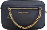 Michael Kors 邁克·柯爾 MICHAEL KORS Jet Set皮革相機包35S1GTTC7L BLACK 1pc