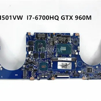 For ASUS N501VW G501VW G58V UX501V UX501VW Laptop Motherboard N501V Mainboard Test I7-6700HQ Cpu 8GB-RAM GTX960M-2G