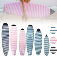 Surfboard Cover Sock 5/6/7" Round Nose Stretch Protective Bag For SkimBoard Bag Surfboard Sock Knit Fabric
